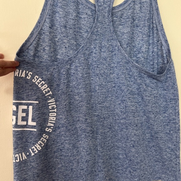 Victoria’s Secret Womens Blue Racerback Tank Top Medium Casual Summer Outdoor - Picture 10 of 15